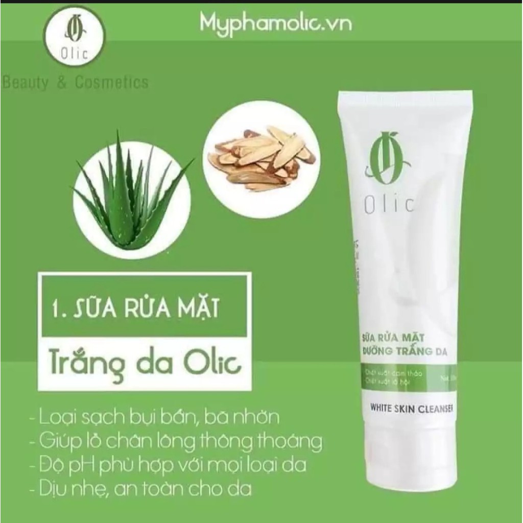 Sữa rửa mặt olic - hàng chính hãng - mẫu mới
