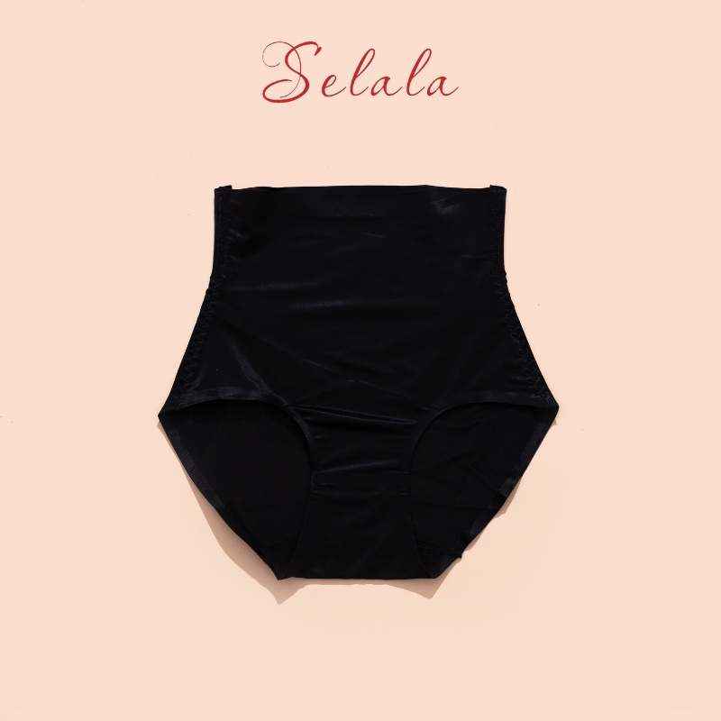 Quần Gen Bụng Selala Su Lụa Cao Cấp Phối Hoa Ôm Sát Che Mỡ Nâng Mông QG09
