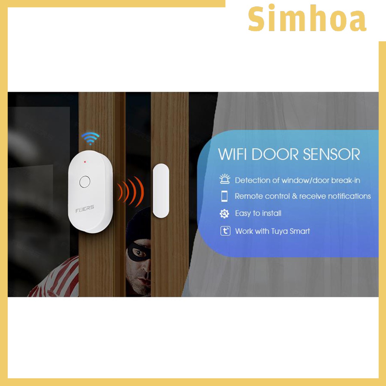 Chuông Báo Chống Trộm Thông Minh Kết Nối Wifi Cho Alexa