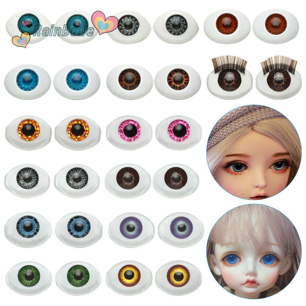 1 Cặp Mắt Khủng Long Cho Búp Bê BJD DIY 18 Kiểu Dáng 10mm