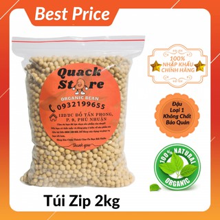 2kg Đậu Nành Nhập Khẩu Hữu Cơ Thuần Chủng Nhập Khẩu Canada