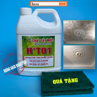 Tẩy mốc tường, tẩy mốc quần áo đậm đặc HT01-1,8L cho nhà nghỉ khách sạn, giặt là