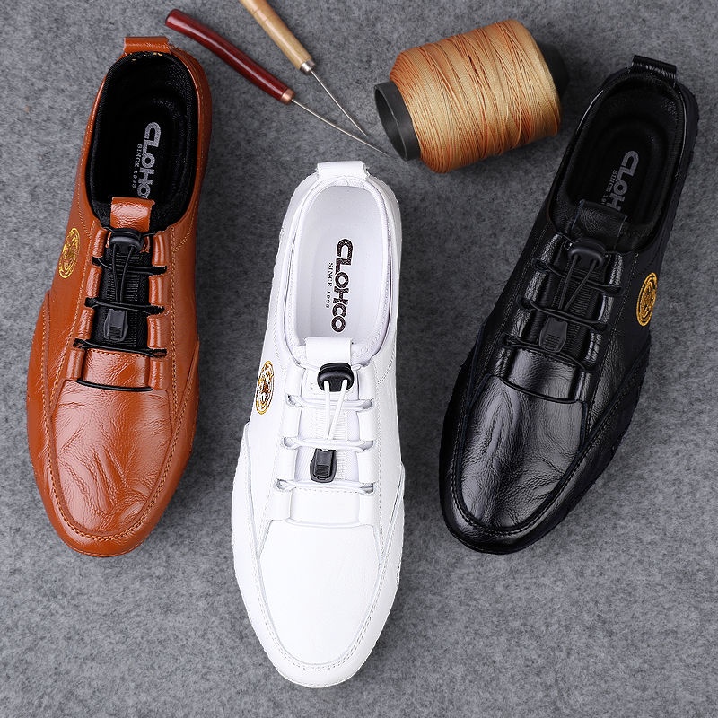 Giày da mềm thoáng khí thời trang cho nam