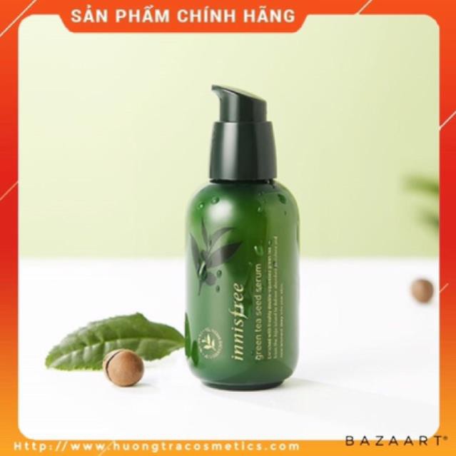 Hàng Hàn- Sample- Tinh Chất Dưỡng Ẩm Sâu, Phục Hồi Da Mụn Innisfree Green Tea Seed Serum