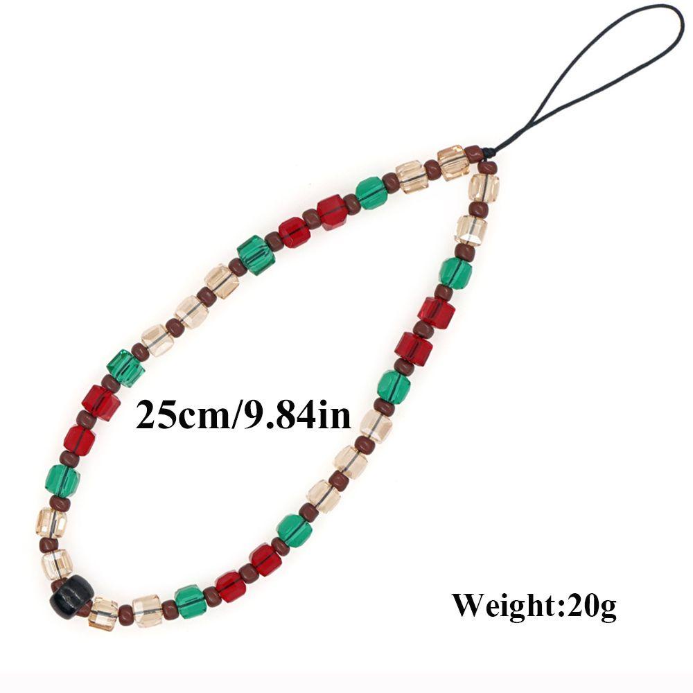 MAYSHOW Accessories Mobile Phone Chain Colorful Anti-Lost CellPhone Strap Lanyard Women Artificial|Fashion Beads Hanging Cord