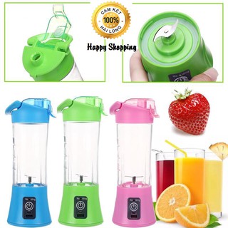 Máy xay - Máy xay sinh tố quai cầm tay mini có pin tích điện