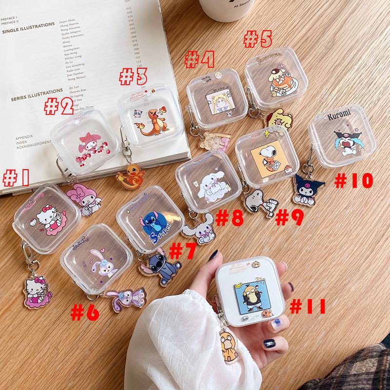 Vỏ bảo vệ hộp sạc tai nghe Mi True không dây 2 Xiaomi Air 2 SE bằng TPU mềm trong suốt nhiều hoạ tiết tuỳ chọn