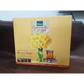 Trà Dilmah quà tặng túi lọc 4 vị hoa quả (40 túi lọc)
