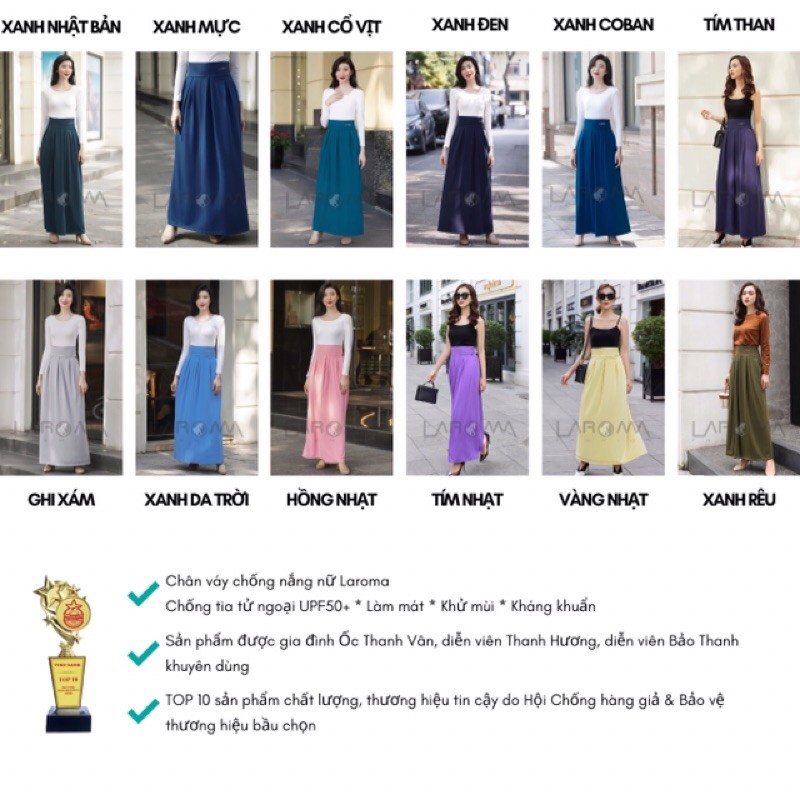 Váy quây chống nắng Laroma 2021 | BigBuy360 - bigbuy360.vn