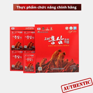 NƯỚC HỒNG SÂM 6 NĂM TUỔI KOREAN RED GINSENG hộp 30 gói * 70ml (Hàng chính hãng )