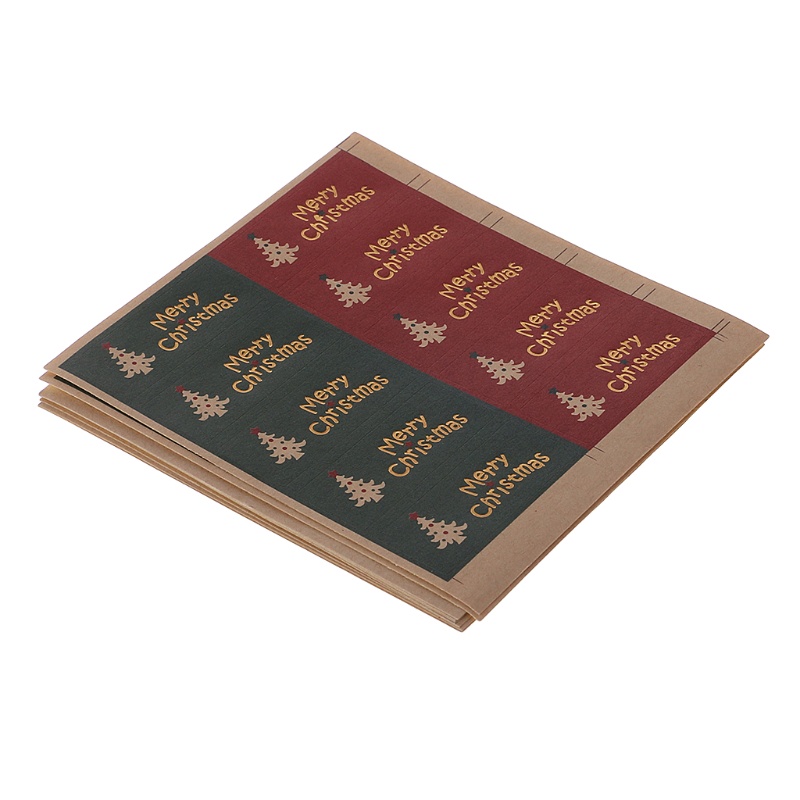 Set 100 miếng dán họa tiết giáng sinh xinh xắn dùng trang trí đa năng