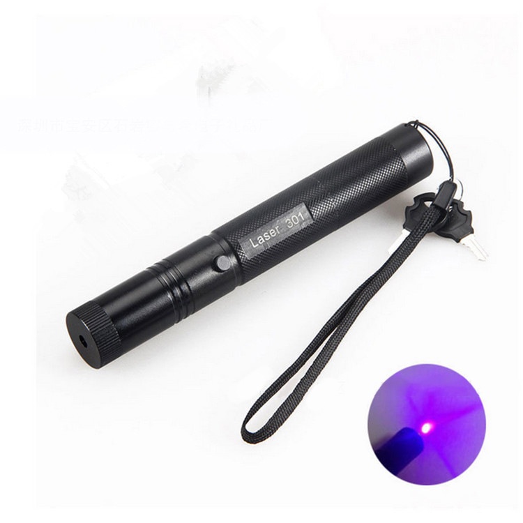 Bộ 301 Đèn Pin Chiếu Tia Laser Xanh Tím Công Suất Cao