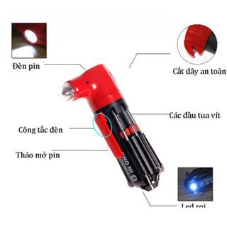 Bộ tua vít đa năng 8 trong 1 tích hợp đèn Led