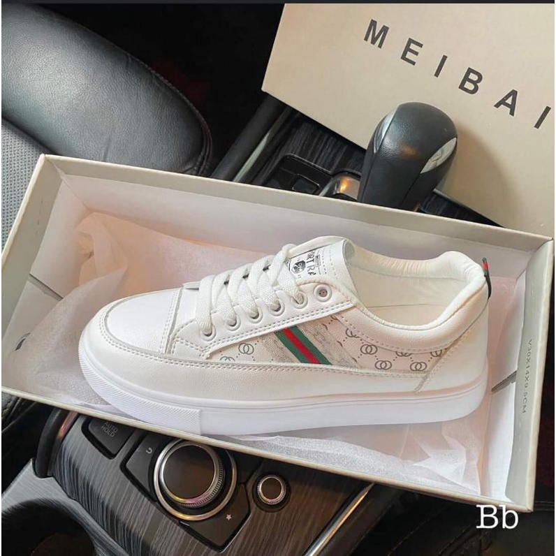 Giày thể thao GUCCI trắng xanh đỏ mẫu hot