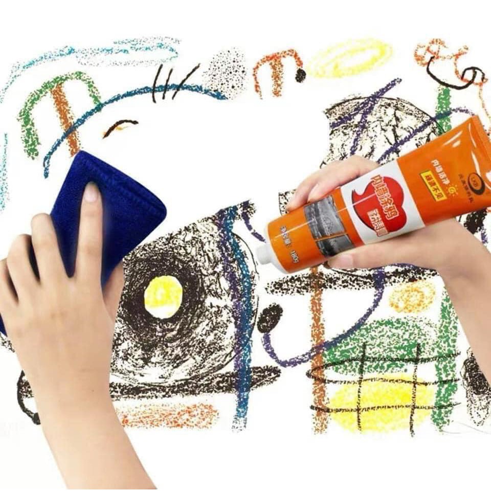 KEM TẨY VẾT BẨN TRÊN TƯỜNG- Kem tẩy xóa các vết bẩn trên tường đa năng