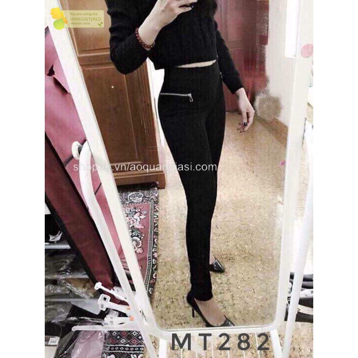 Quần legging sọc nhí trắng MT464, mt684, mt1144, mt691, mt1152, mt683,mt1150, mt1151 aoquangiasi (dưới 50 kg)