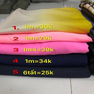 vải thun poly(may đồ tập, đồ  bơi ?