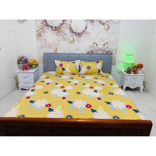 Combo 2 bộ ga gối chun trần 1m8x2m