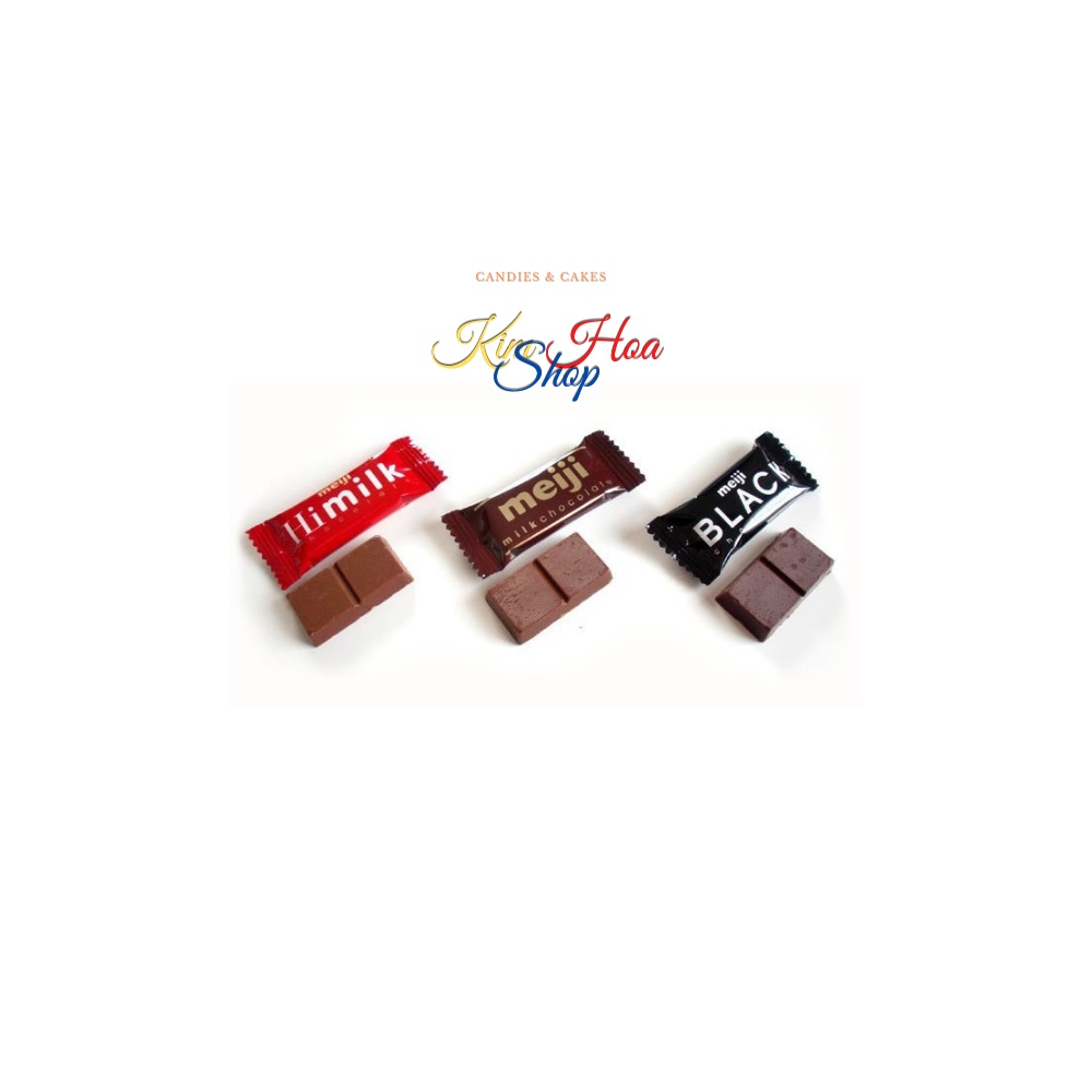 Tổng hợp Sô-Cô-La MEIJI CHOCOLATE Nhật Bản - Milk chocolate & Himilk chocolate & Black chocolate - MADE IN JÂPN