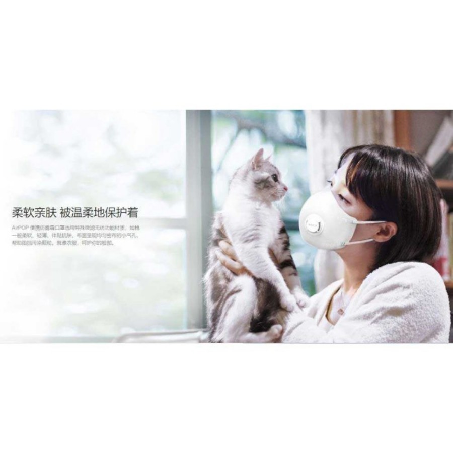 (Hàng Mới Về) Set 4 Khẩu Trang Xiaomi Airpop-Mask Chống Ô Nhiễm Pm2.5