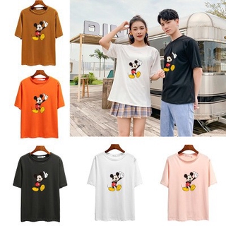 Áo Thun Nữ Tay Ngắn In Hình Chuột Mickey Thời Trang Hè 2020