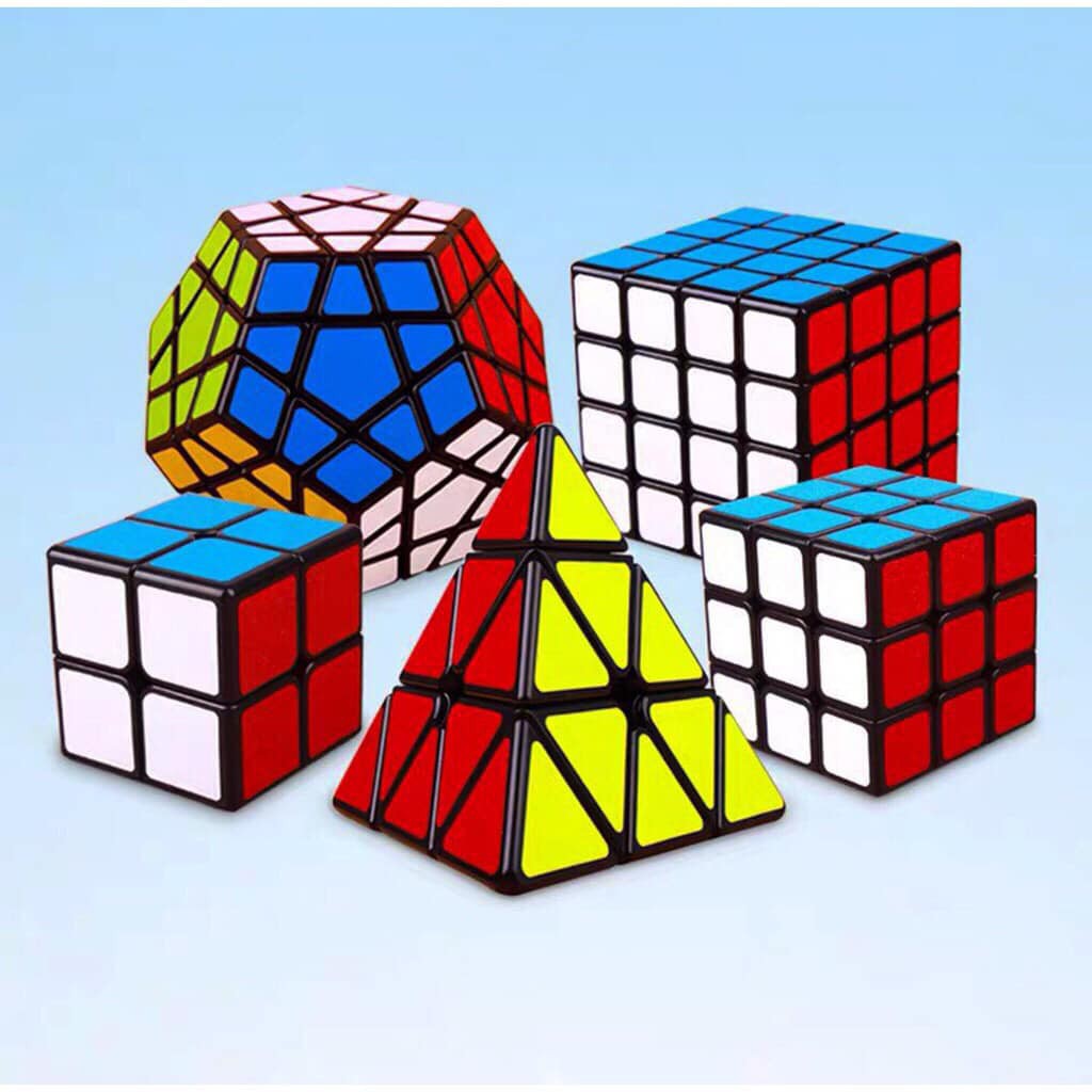 Trò chơi trí tuệ Rubik 2x2 3x3 4x4 5x5 tam giác megaminx (hàng có sẵn)