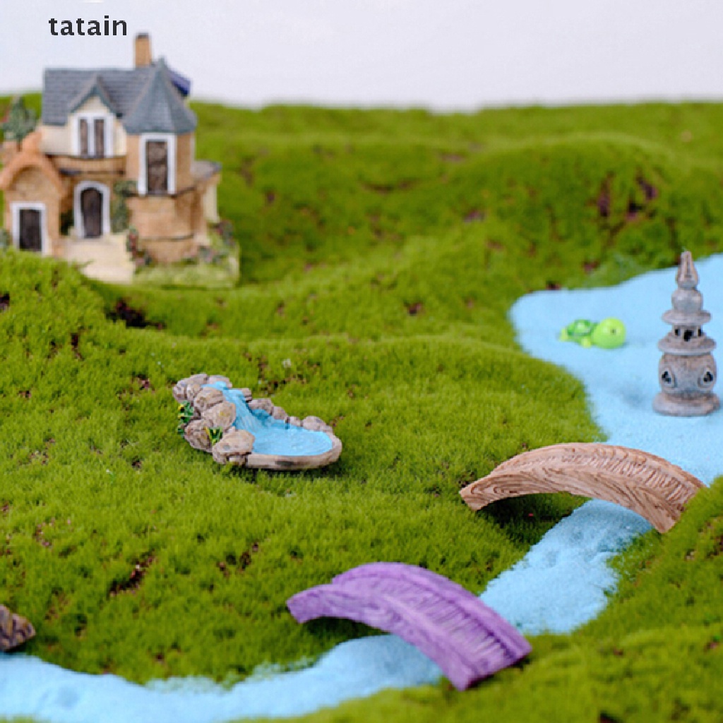 [TAT] DIY resin mini miniature fairy garden ornament craft house decor accessories CVX