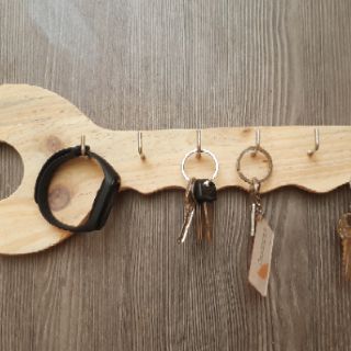 BẢNG GỖ TREO MÓC CHÌA KHÓA