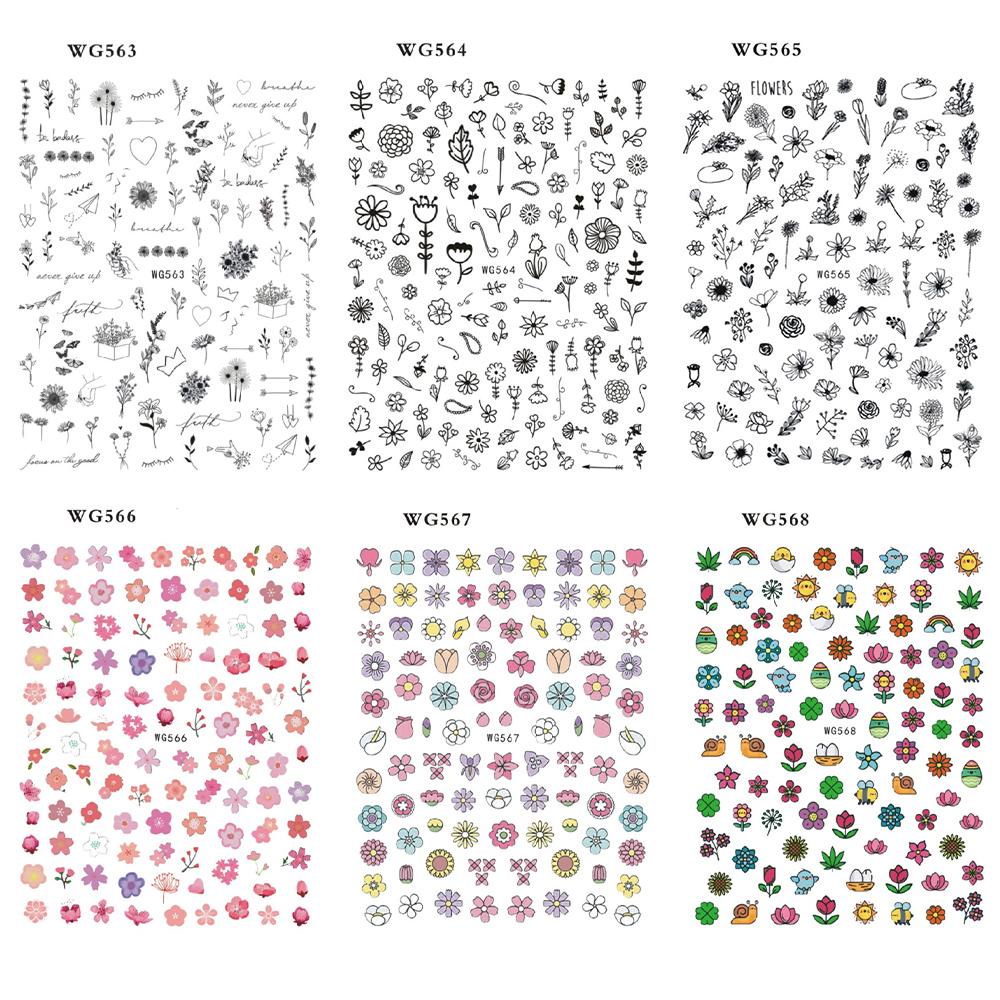 Miếng Dán Trang Trí Móng Tay Tự Dính Chống Nước DIY