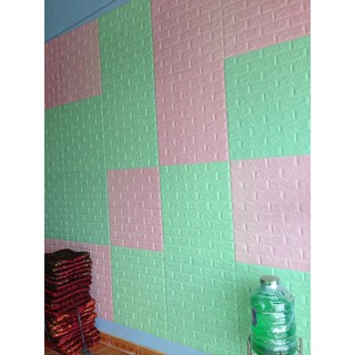 Xốp Dán Tường 3D, kích thước 70x77cm dày 0.7cm