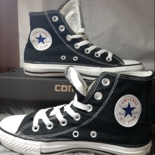 giày converse 2hand chính hãng black white high chuck taylor