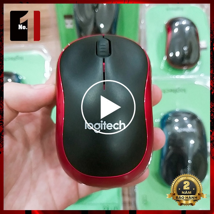 Chuột Máy Tính Không Dây Chống Ồn LOGITECH M185 Chuột Vi Tính Laptop Pc Wireless