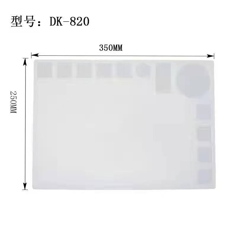 Cao su chịu nhiệt khò, hàn, tháo máy, để ốc DK820 (350x250x5mm)