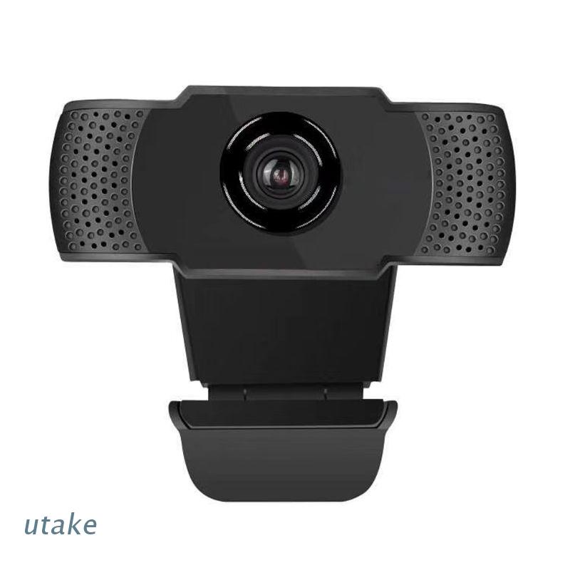 Utake Portable Mini Webcam PC Camera Convenient Live Broadcast with Microphone Digital