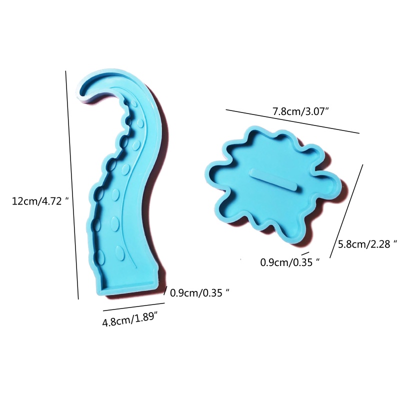 Khuôn Silicone Hình Bạch Tuộc Dùng Trưng Bày Nhẫn DIY