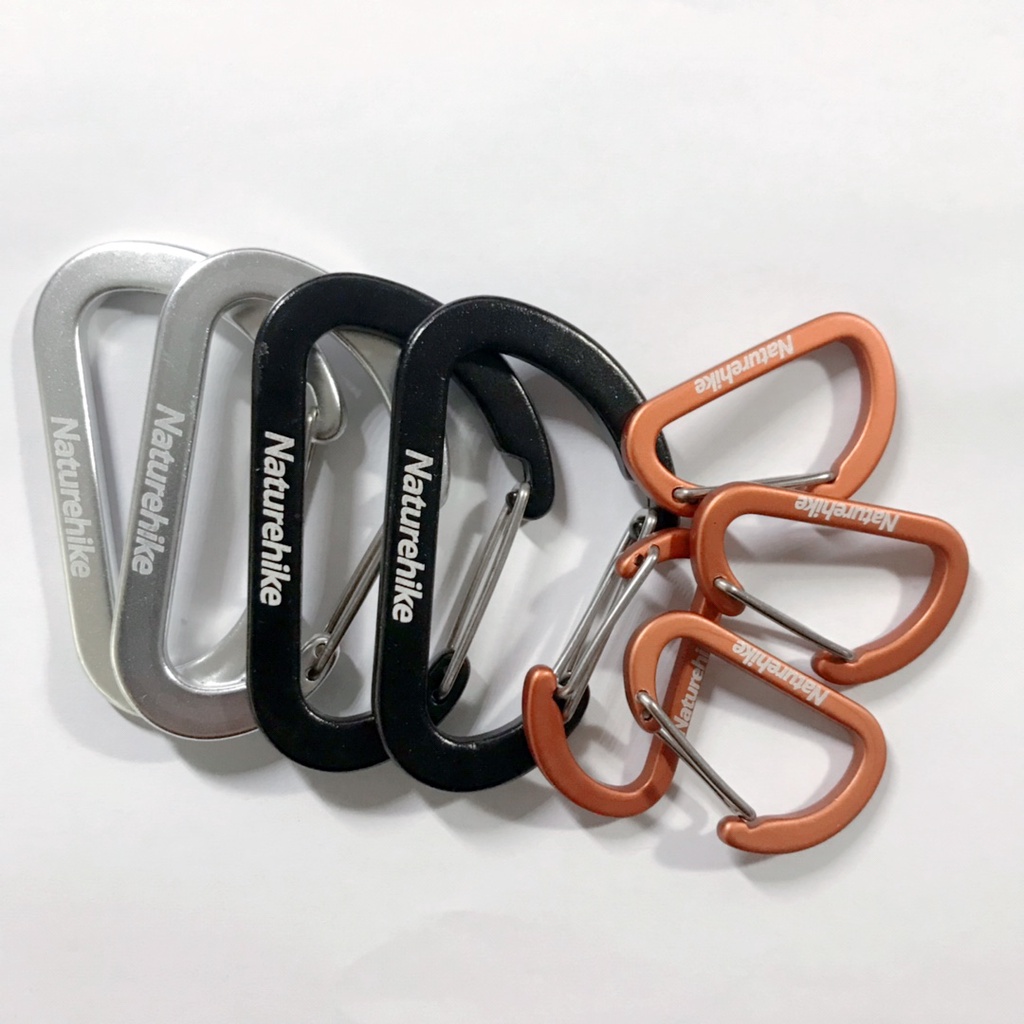 Móc Khóa Đa Năng Carabiner Naturehike 4cm- 6.5cm- 8cm
