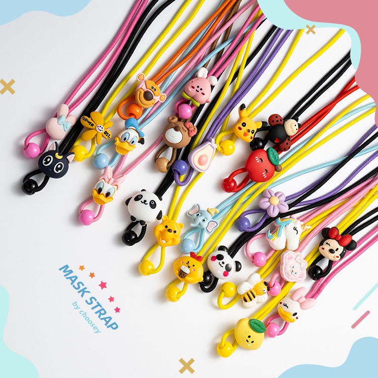 Dây Đeo Kính Gắn Khẩu Trang Chống Thất Lạc Kiểu Hoạt Hình Dễ Thương Cho Bé