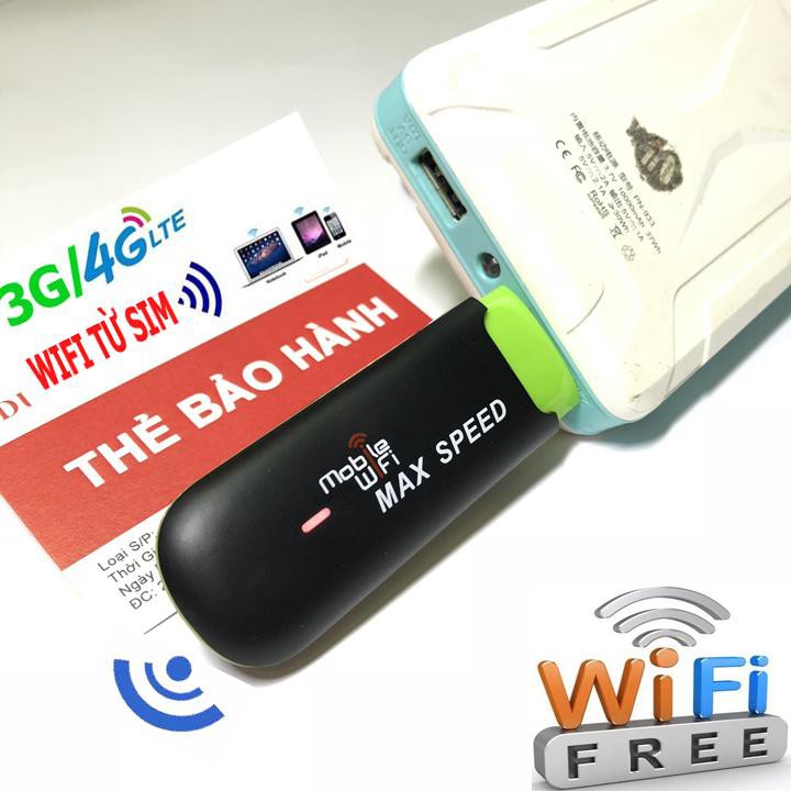 [HÀNG CHÍNH HÃNG GIÁ SIÊU RẺ] Usb Phát WifI Max Speed Từ Sim 3G/4G Tốc Độ Cao - Wifi thế hệ mới | BigBuy360 - bigbuy360.vn