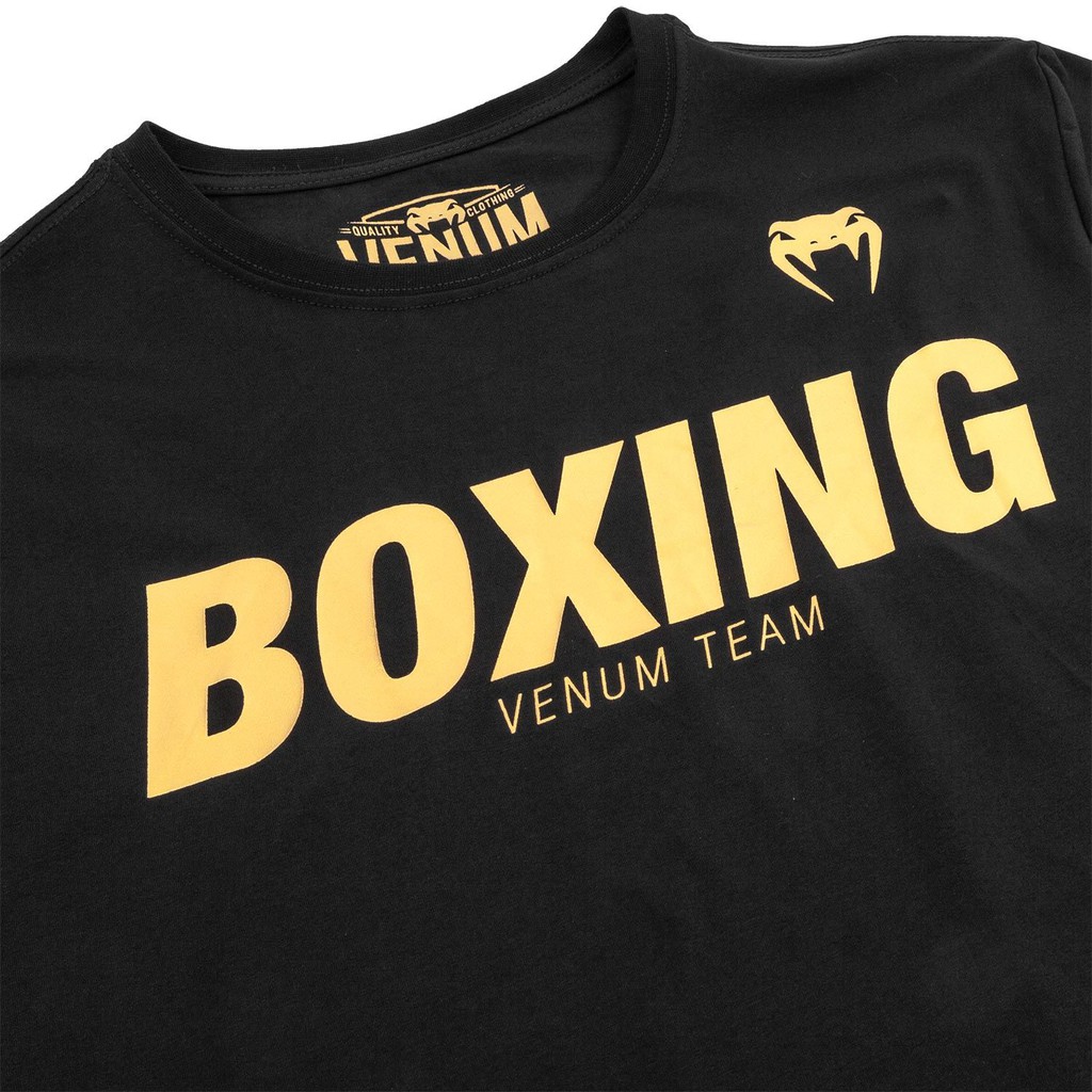 Áo Venum Boxing VT T-Shirt - Black/Gold