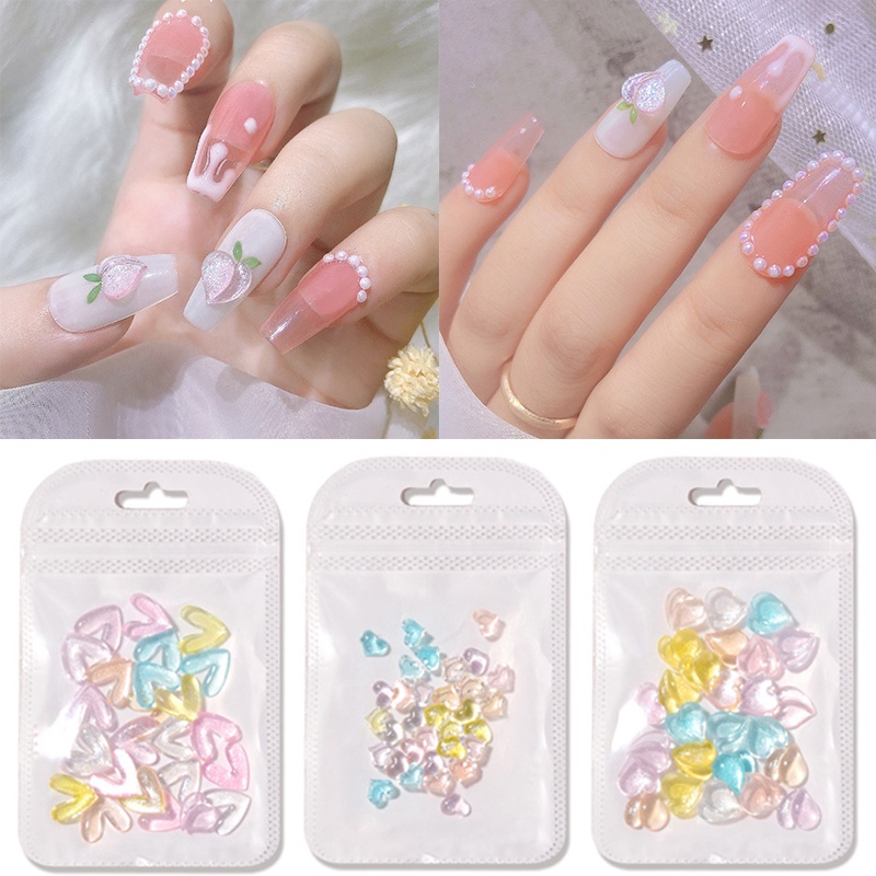 Set 30 Hạt Pha Lê 3D Nhiều Màu Sắc Đính Móng Nghệ Thuật