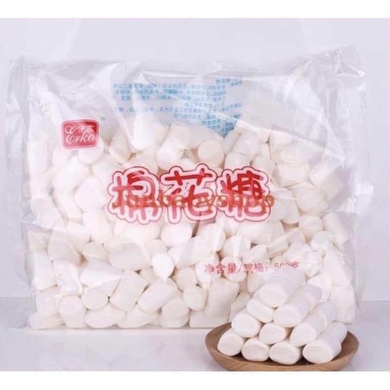 Marshmallow trắng làm kẹo Nougat gói 500gr