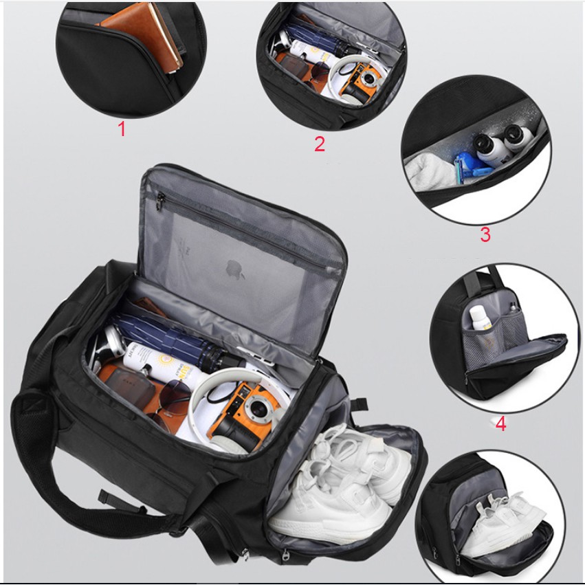 Túi xách du lịch thể thao nam cao cấp phong cách mới 15,6 &quot;