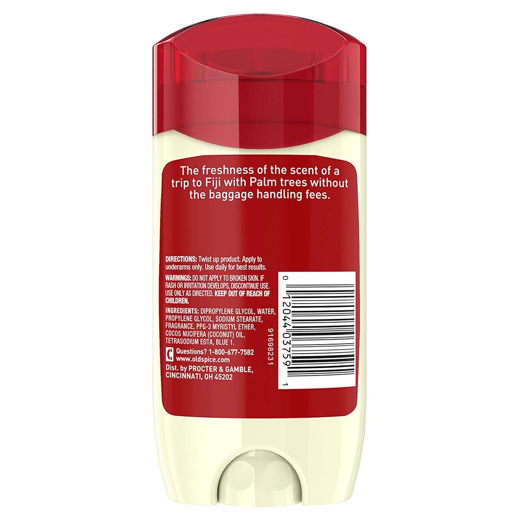 [Chính Hãng] Lăn Khử Mùi Sáp Old Spice FIJI 85g (Phiên Bản Mới)