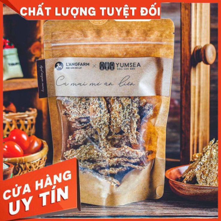 LANGFARM | Cá mai mè ăn liền Sản phẩm chất lượng, miếng vừa ăn, Hương vị thơm ngon, hấp dẫn.