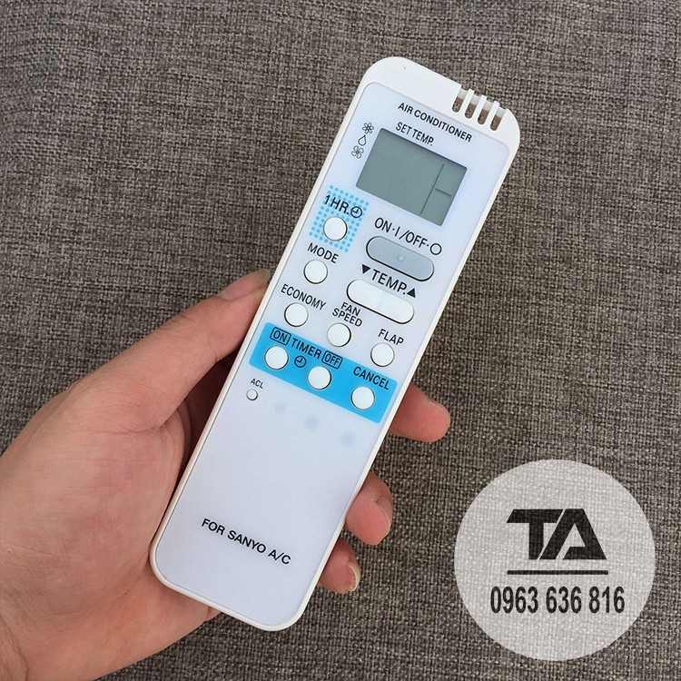 Điều khiển điều hòa Sanyo┃Remote máy lạnh Sanyo