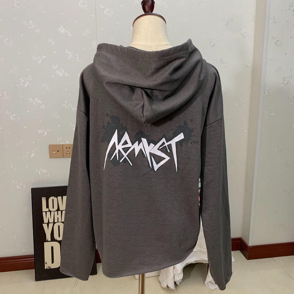 ÁO HOODIE ZIP FORM RỘNG Áo Khoác Kpop JUNG KOOK BTS