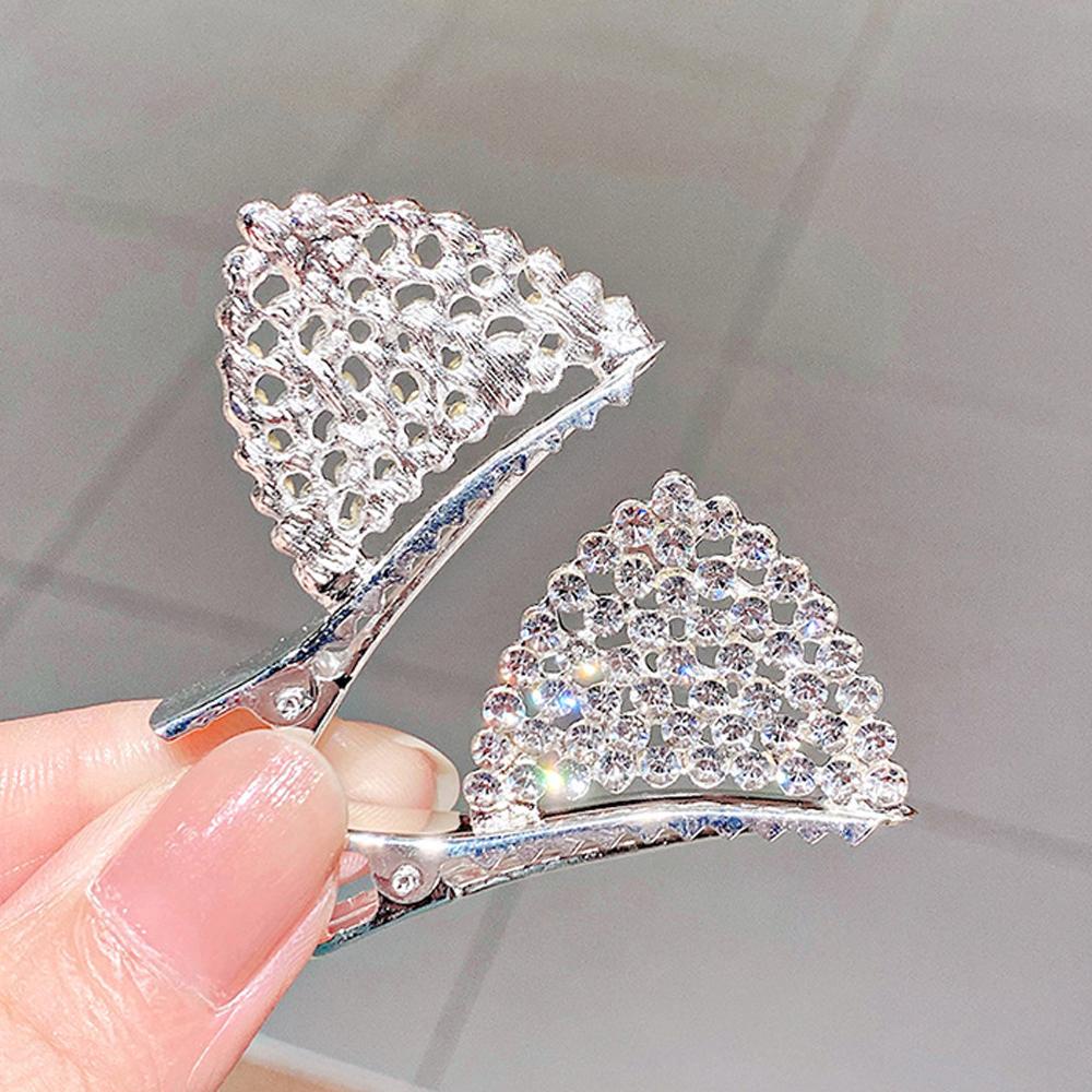 Kẹp Tóc Hình Tai Mèo Lấp Lánh Phong Cách Hàn Quốc Cho Nữ|Kẹp Tóc