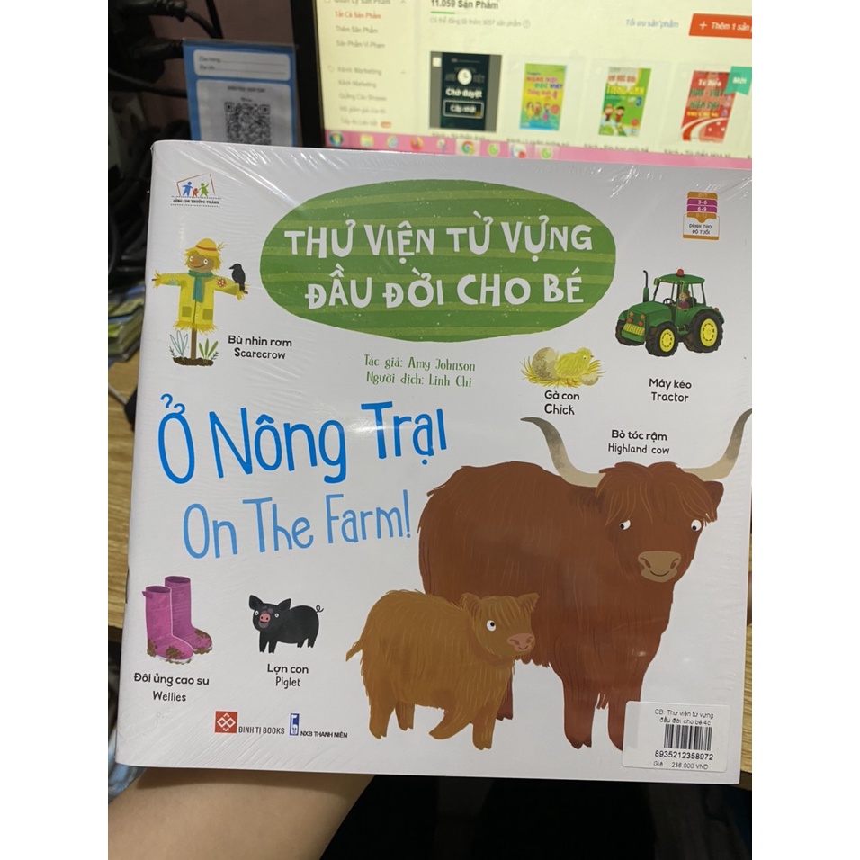 Sách - Thư viện từ vựng đầu đời cho bé : Thức ăn của tớ ( Đinh Tị )