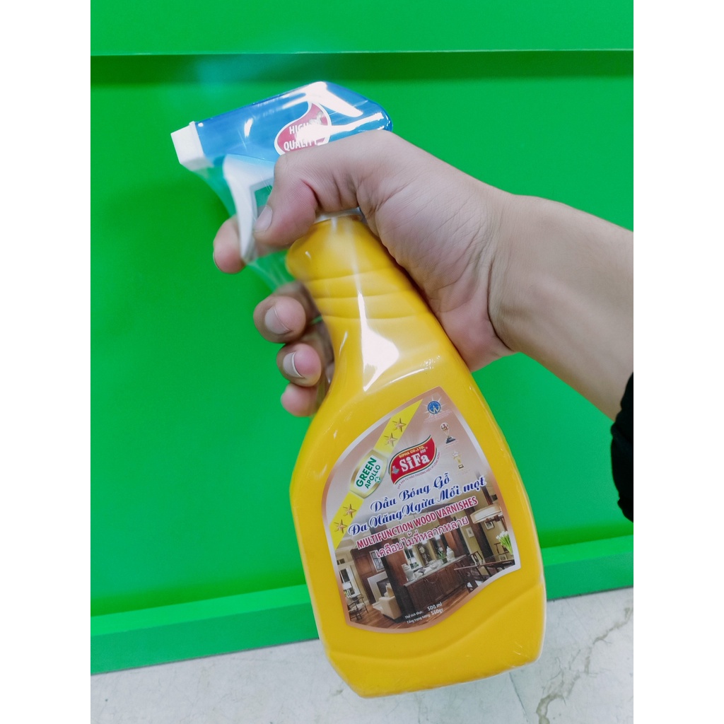 Đánh bóng gỗ, sáp đánh bóng gỗ, nước lau sàn gỗ, xịt đồ gỗ giúp đồ gỗ bóng như mới, phòng ngừa mối mọt SIFA999