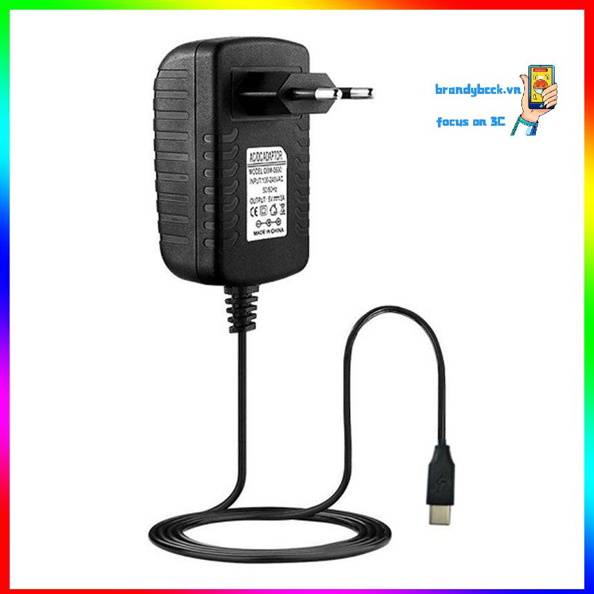 Dây adapter sạc tường USB AC / DC 5V 3A Type-C cho 4 Model B Hiệu suất cao